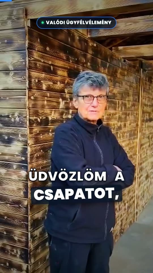 Ügyfél a kész munka előtt