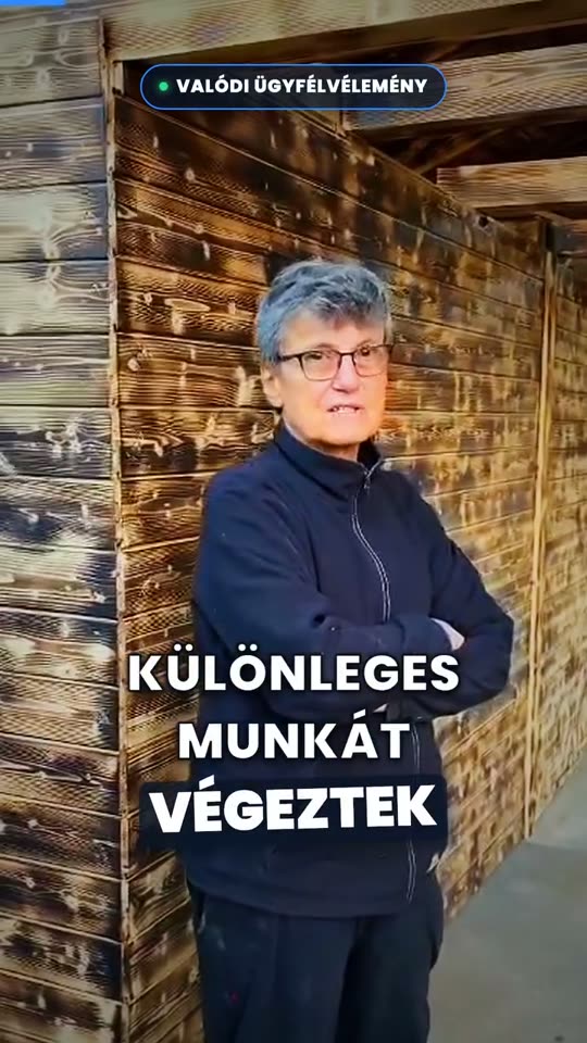 Ügyfél beszél a munkáról