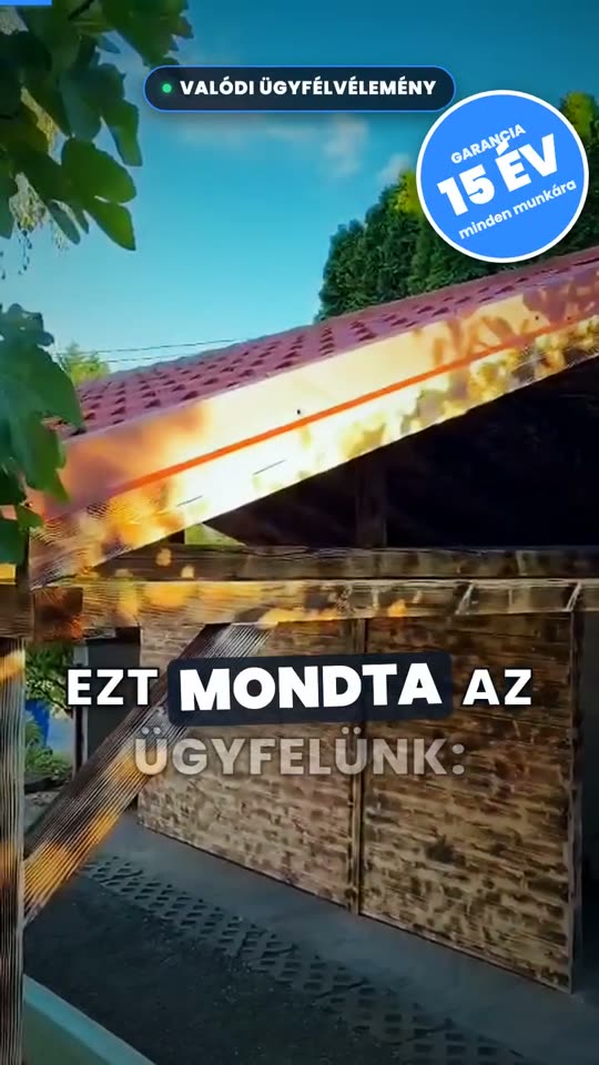 Elkészült szerkezet